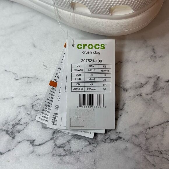 Crocs Crush Classic Platform Clogs 10 NWT - Picture 7 of 7